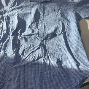 Ralph Lauren Blue Plaid Casual Shirt